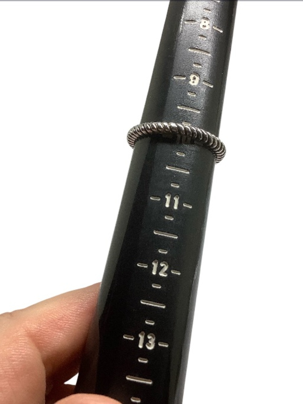 Love Script Pavé Silver Plated Ring - Picture 2 of 3